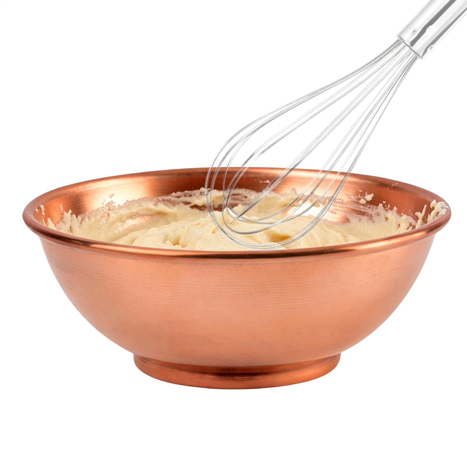 Kitchen Gadgets Organizer - Kupferschüssel, große Aufbewahrungsbehälter, Kupfer-Mischschalen für Salat,