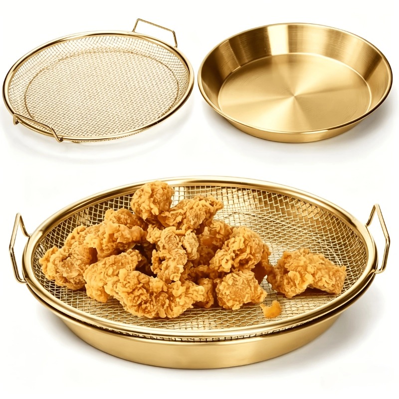 Goldfarbener, robuster Frittie – Kitchen Gadgets Gold Bewertung und Preis