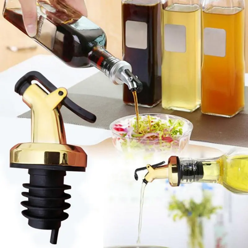 Goldene Olivenöl-Ausgießer, Öl – Kitchen Gadgets Gold Bewertung und Preis