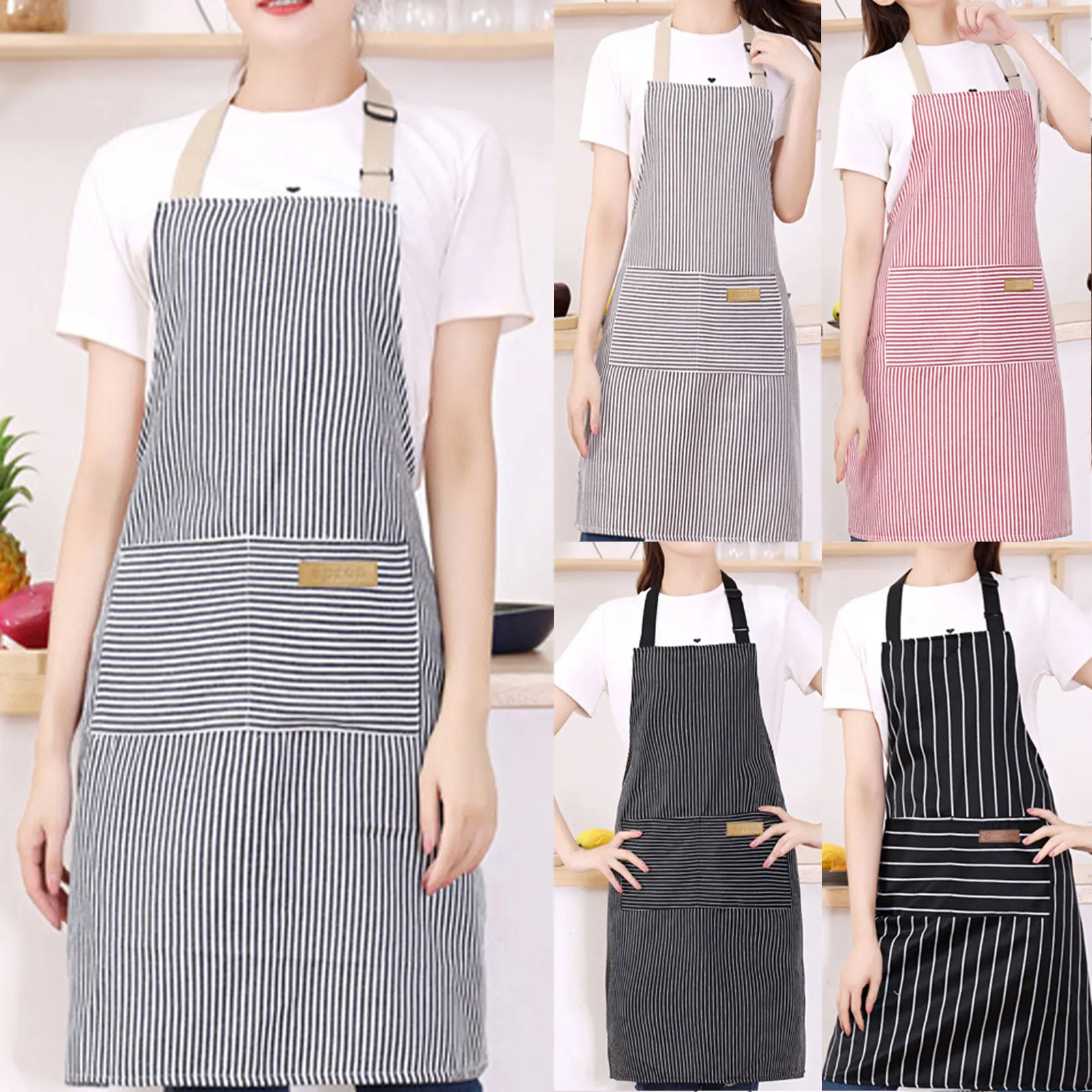 Gestreifte Schürze für Damen u – Kitchen Helper Gadgets Bewertung und Preis
